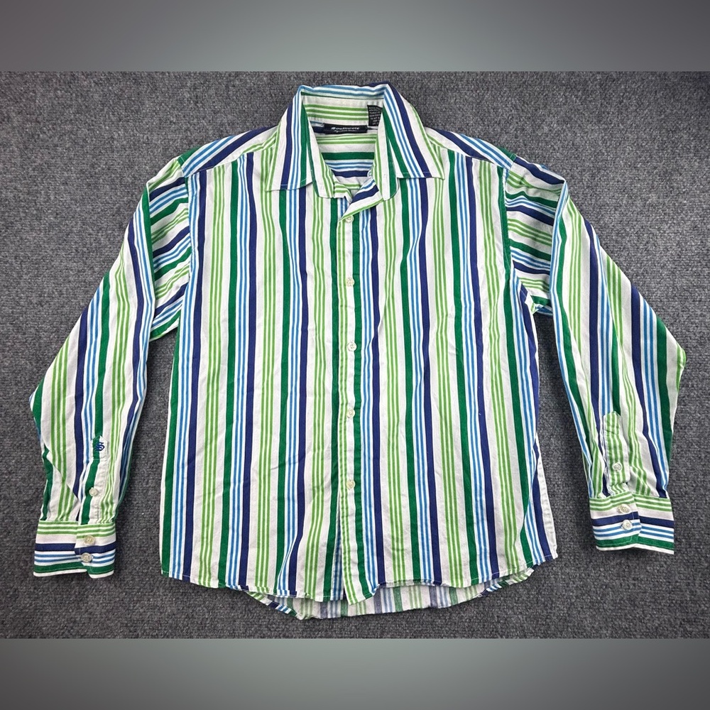 South Pole Kids Striped Button Down Size XL